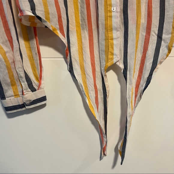 Japna | Front Tie Button Up Shirt - Picture 6 of 14